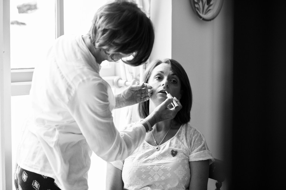 Hafod farm wedding photography. Fine art and reportage wedding photography Cheshire