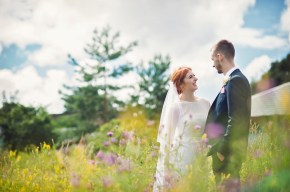 Wedding photography wildflowers - cheshire wedding photographer
