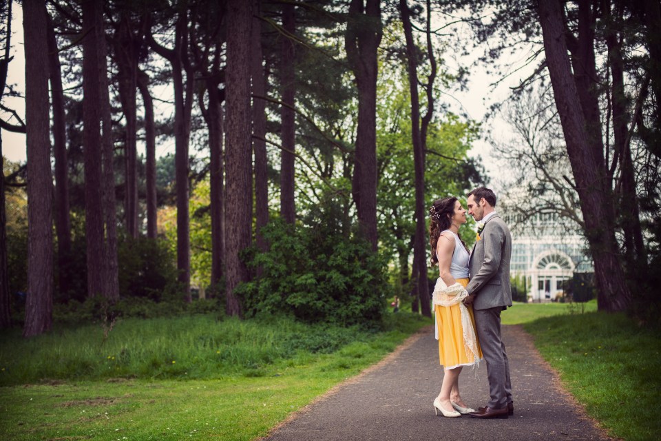 Wedding photograph Sefton Park - alternative wedding photographer Cheshire