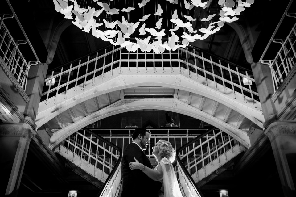 Manchester museum wedding photography