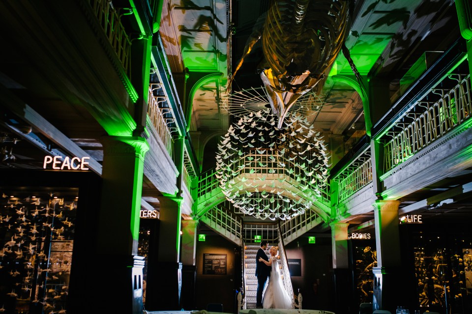 Manchester museum wedding photography