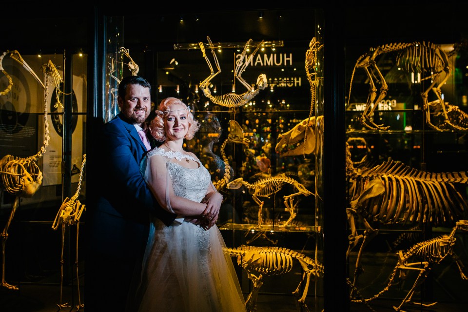Manchester museum wedding photography