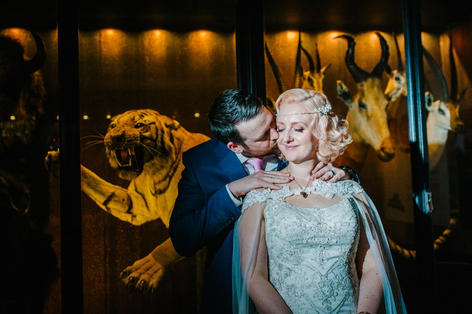 Manchester museum wedding photography