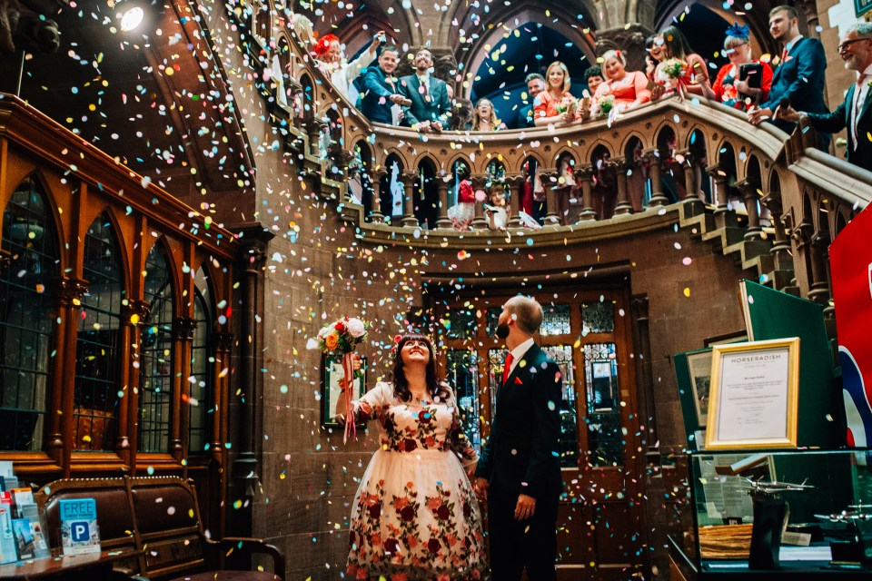 alternative wedding photography cheshire Chester town hall weddings